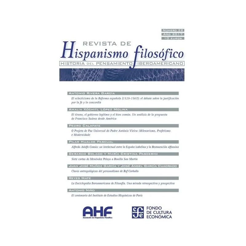 Revista de Hispanismo filosófico nº22 